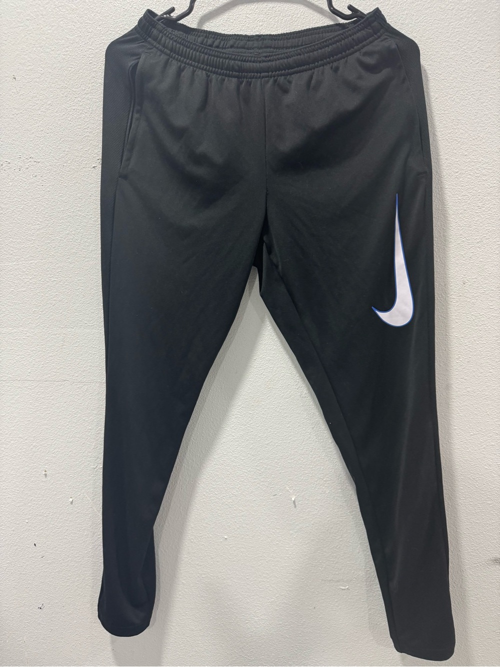Nike Black Joggers with White Swoosh for Kids